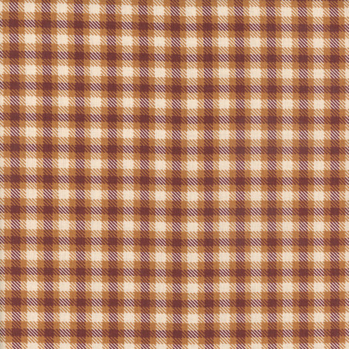 Riley Blake Fabrics Plaid-Venture Club Scout Mahogany