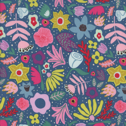 Riley Blake Fabrics The Genesis of a Journey Along the Way Denim