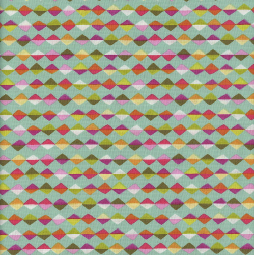 Riley Blake Fabrics Zinnias Lila Tueller Kites Aqua