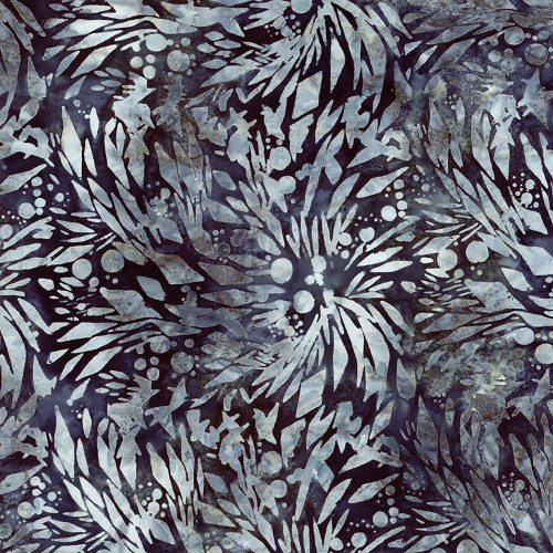 Riley Blake Fabrics Batiks Splatter Karen Gibbs Steel Sapphire