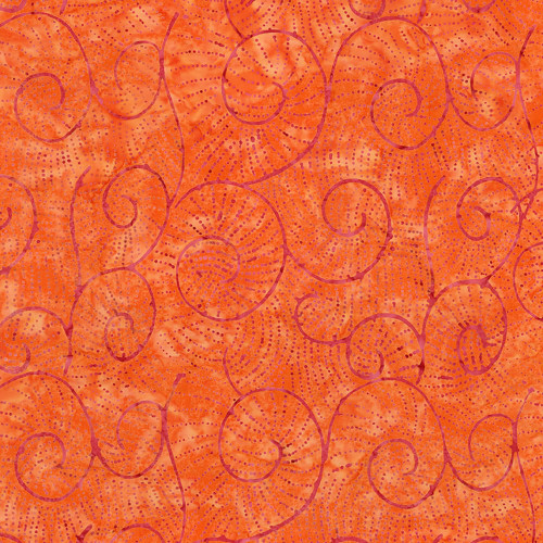 Riley Blake Fabrics Batiks Splatter Karen Gibbs Marmalade Splash