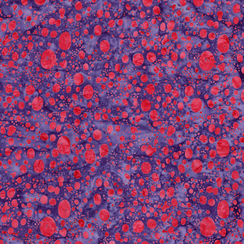 Riley Blake Fabrics Batiks Splatter Karen Gibbs Splash of Grenadine