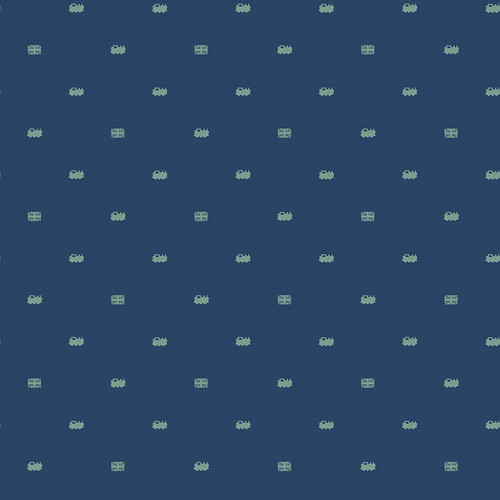 Riley Blake Fabrics Thomas & Friends Thomas the Tank Engine 80th Anniversary Train Dots Navy