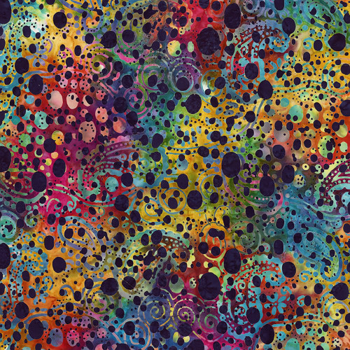 Riley Blake Fabrics Batiks Splatter Karen Gibbs Bright Future