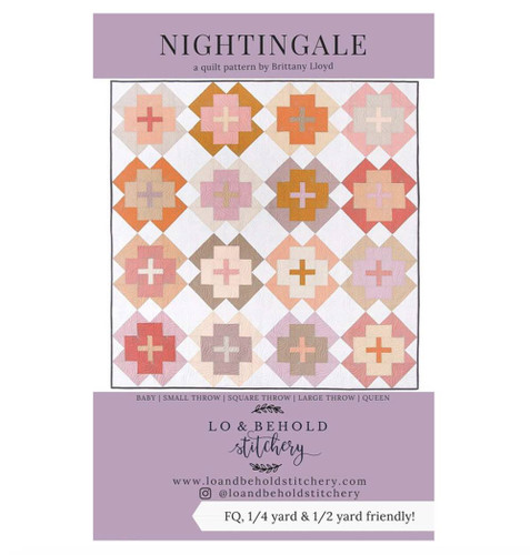Riley Blake Fabrics Lo & Behold Stitchery Nightingale Quilt Pattern
