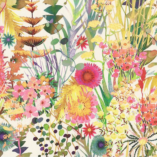 Liberty Fabrics Dark Bright Tresco Floral Tana Lawn