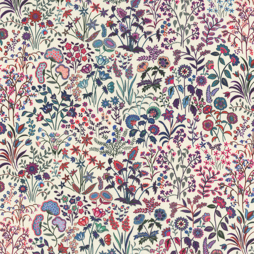 Liberty Fabrics Purple Shepherdley Song Tana Lawn