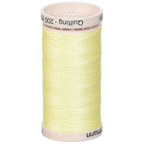 Gutermann Thread Cotton Hand Quilting Canary 40 Weight 220 Yard Spool