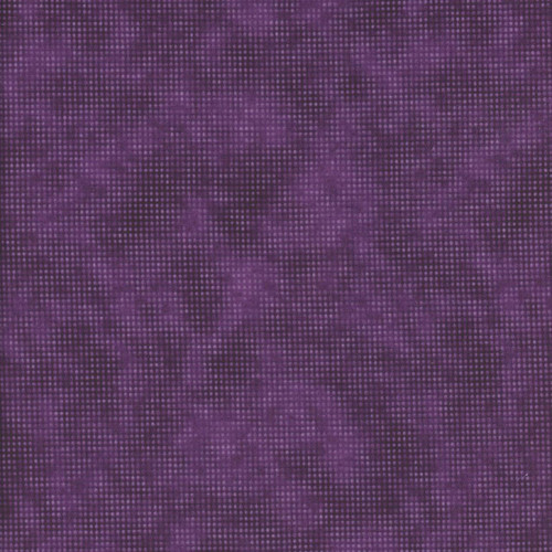 In the Beginning Fabrics Dit Dot Texture Purple, close-up of purple fabric with a dotted textured pattern.