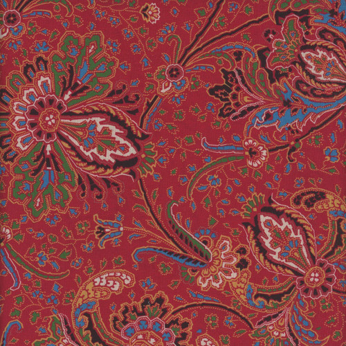 Windham Fabrics Whistler Studios Circa: Turkey Red Turkey Red Paisley