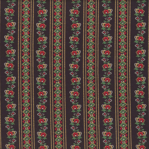 Windham Fabrics Whistler Studios Circa: Turkey Red Black Meander