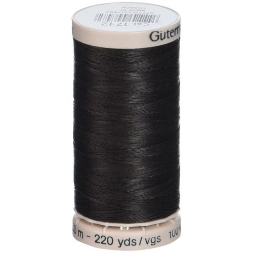 Gutermann Thread Cotton Hand Quilting Chocolate 40 Weight 220 Yard Spool