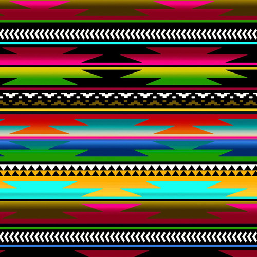 Windham Fabrics Winterfleece Prints Polar Fleece Multi Baja Red Blue Turquoise