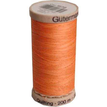 Gutermann Thread Cotton Hand Quilting Peach 40 Weight 220 Yard Spool