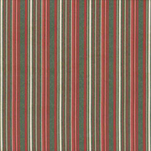 Clothworks Fabrics Katie Pertiet Green Red Cream Holiday Nostalgia Stripe
