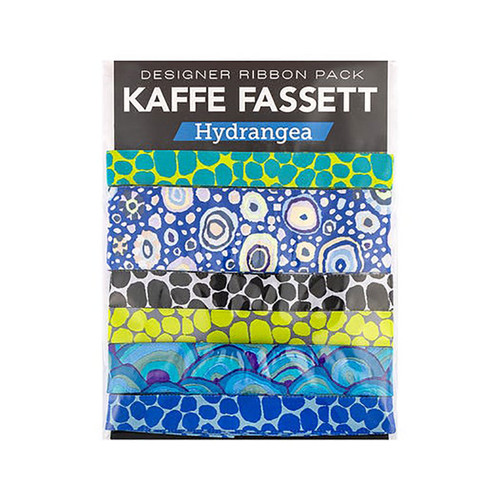 FreeSpirit Fabrics Renaissance Ribbon Kaffe Fassett Designer Ribbon Pack Hydrangea Purple