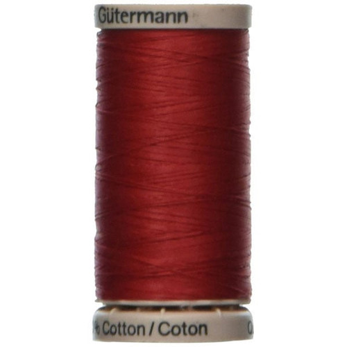 Gutermann Thread Cotton Hand Quilting Red 40 Weight 220 Yard Spool