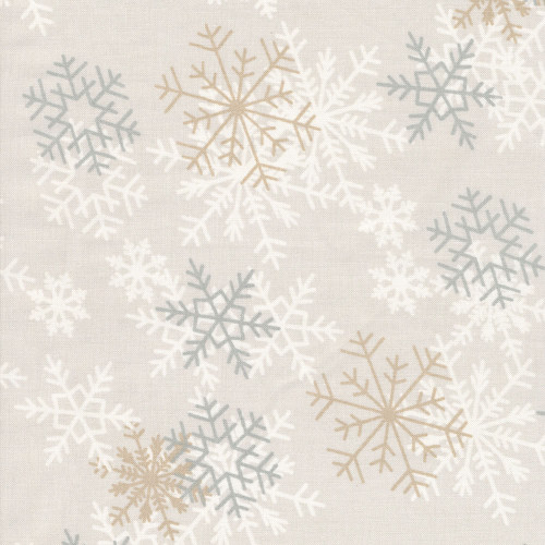 Windham Fabrics 108 Inch Wide Quilt Back Grey Snowflakes