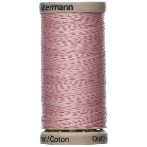 Gutermann Thread Cotton Hand Quilting Pink 40 Weight 220 Yard Spool
