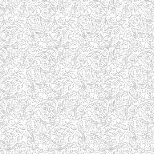 Timeless Treasures Fabrics Whiteout White Geo Swirls