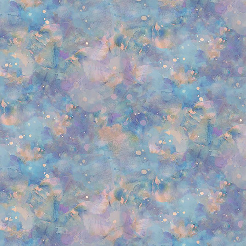 Timeless Treasures Fabrics Dragonfly Mist Blue Watercolor Texture