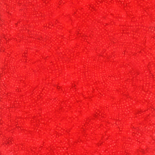 Timeless Treasures Fabrics Tonga Batiks Happy Tomato Dotty Spiral