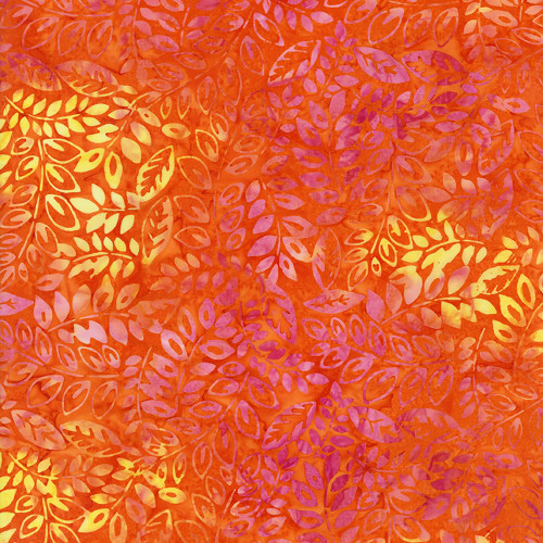 Timeless Treasures Fabrics Tonga Batiks Happy Happy Vine Leaves
