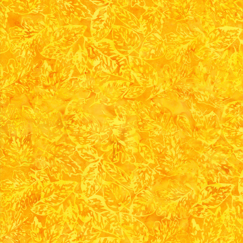 Timeless Treasures Fabrics Tonga Batiks Happy Citrus Packed Leaves