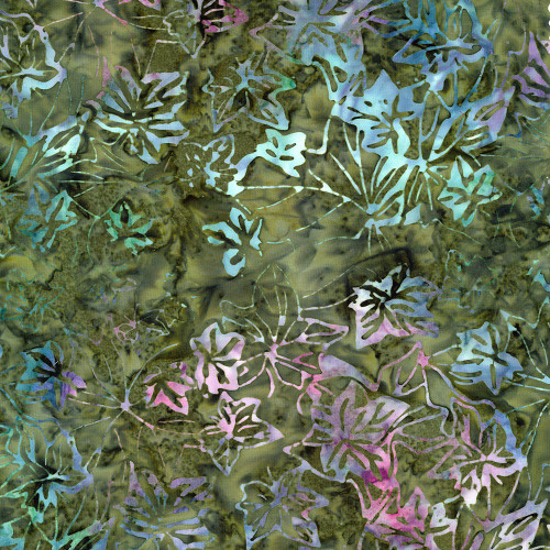 Timeless Treasures Fabrics Tonga Batiks Valley Blossom Valley Falling Leaves