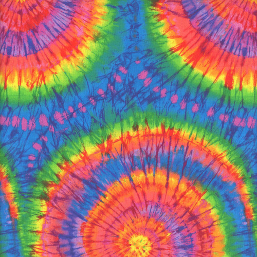 Timeless Treasures Fabrics Tie-Dye Multi Cassidy Multi Tie-Dye