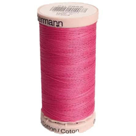 Gutermann Thread Cotton Hand Quilting Hot Pink 40 Weight 220 Yard Spool