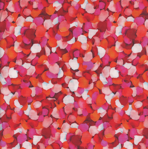 Blank Quilting Fabrics La Vie en Rose Tango Twist Designs Rose Rose Petals