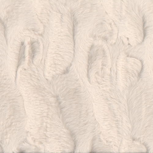 Hamilton Fabrics Koontz Eggshell Deep Pile Plush Faux Fur Cream