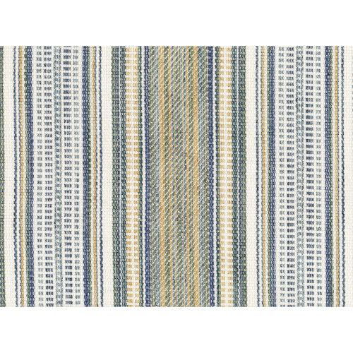 Hamilton Fabrics Watkins Island Textured Luggage Stripe Blue Green