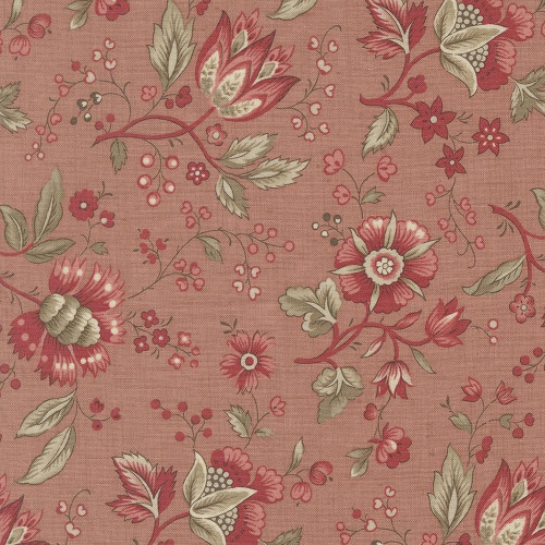 Moda Fabrics Joie De Vivre French General Clay Pink Rural Jardin Florals