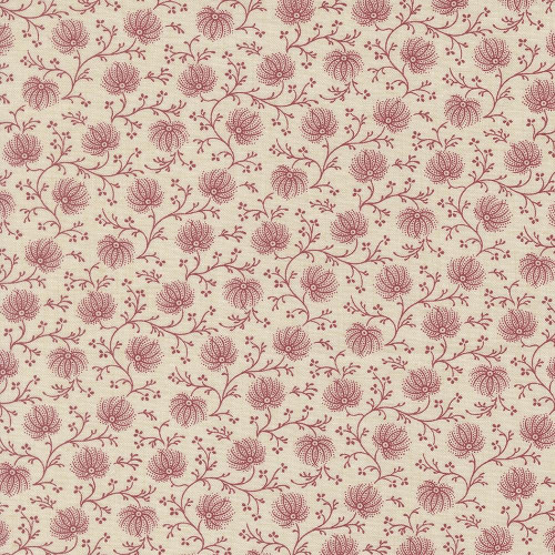 Moda Fabrics Joie De Vivre French General Pearl Red Campanule