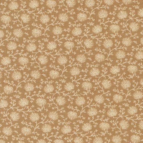 Moda Fabrics Joie De Vivre French General Tea Gold Campanule