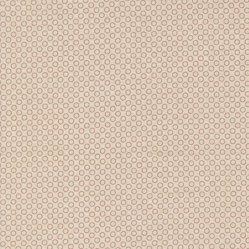 Moda Fabrics Joie De Vivre French General Pearl Red Button D' Or