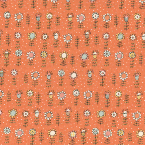 Moda Fabrics Lucky Sweetwater Sherbet Orange Bloom Florals