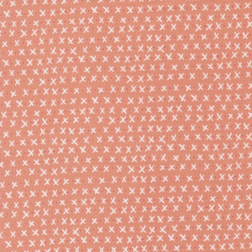 Moda Fabrics Lucky Sweetwater Flower Pink Xs and Os