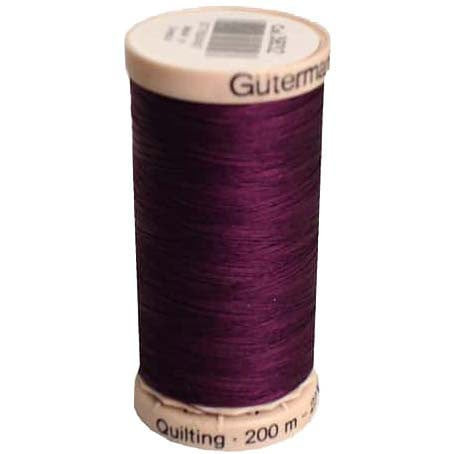 Gutermann Thread Cotton Hand Quilting 40 weight 220 yards Grape 3832