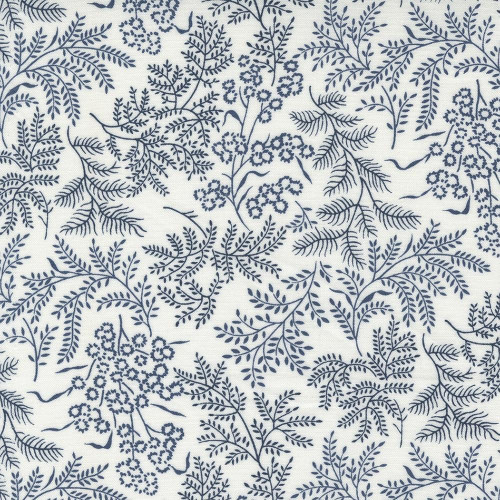 Moda Fabrics Nantucket Summer Camille Roskelley Cream Navy White Sconset Landscape