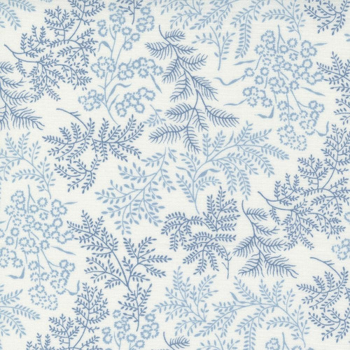 Moda Fabrics Nantucket Summer Camille Roskelley Cream Blue Blue Sconset Landscape