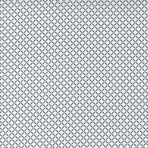 Moda Fabrics Nantucket Summer Camille Roskelley Cream Navy White Sail Check