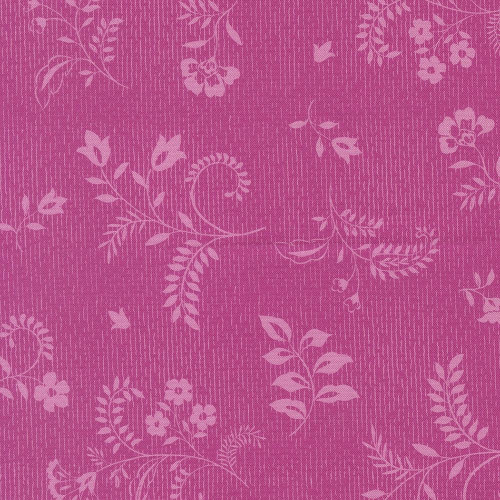 Moda Fabrics Parlor Crystal Manning Pink Boho Flowers Passion Fruit