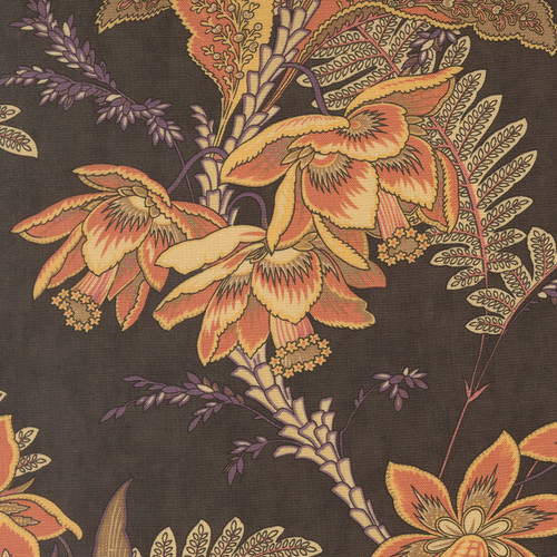 Moda Fabrics Wild Orchid Blackbird Designs Tree Bark Wild Orchid Brown