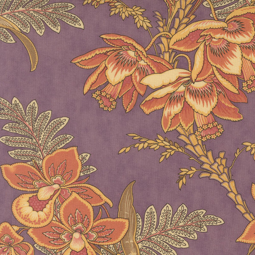 Moda Fabrics Wild Orchid Blackbird Designs Moth Wild Orchid Purple
