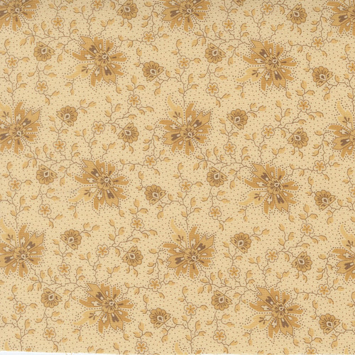Moda Fabrics Wild Orchid Blackbird Designs Vanilla Bean Passionate Bloom Natural