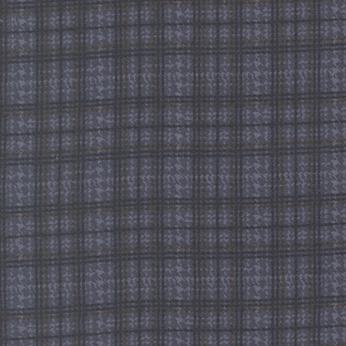 Moda Fabrics Prairie Gatherings Flannels Primitive Gatherings Mini Plaid American Blue