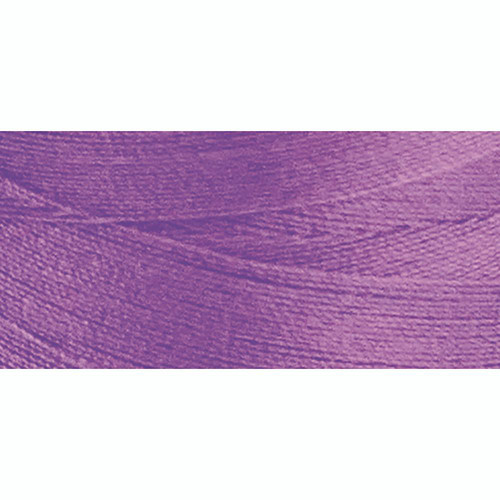 Quilters Select Para Cotton Plus 60 Weight Quilting Thread Arefel Purple, close-up of purple quilting thread spool.